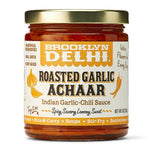 Roasted Garlic Achaar (Spicy Indian Condiment)-Sarakku