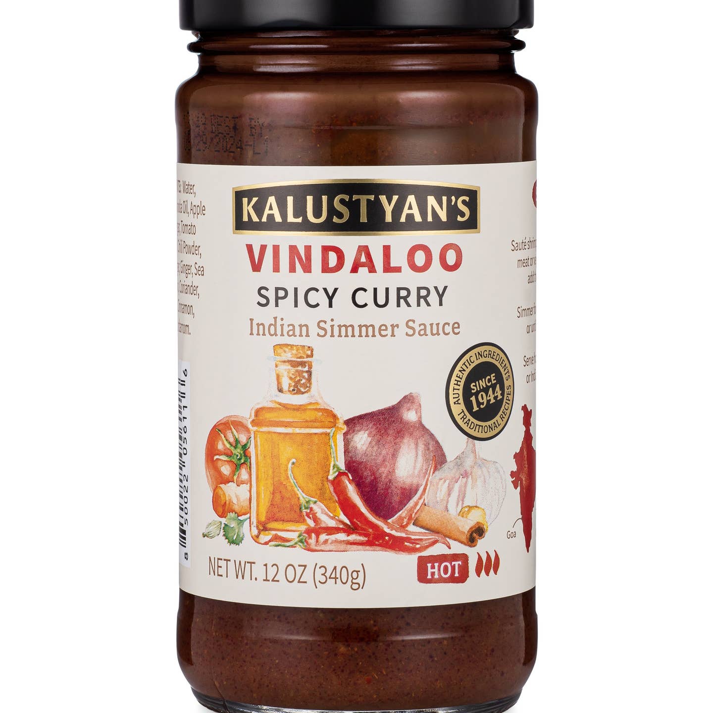 Kalustyan’S, Vindaloo Spicy Curry Simmer Sauce