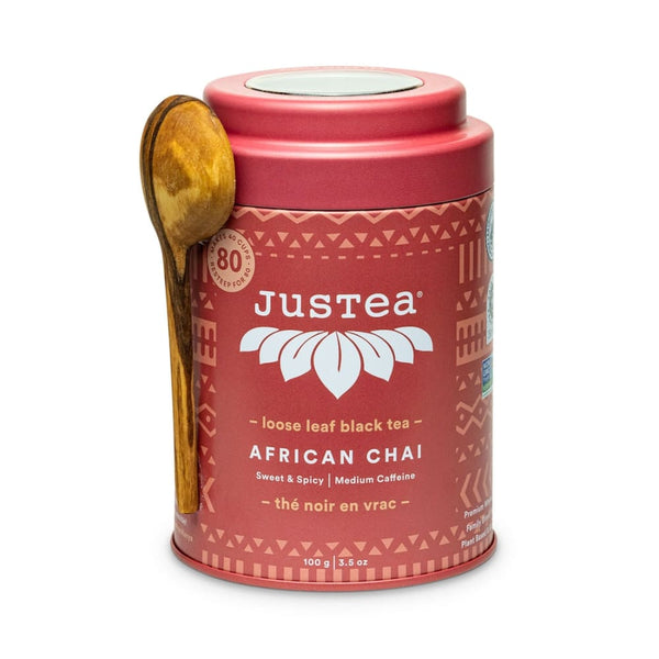 African Chai Tin & Spoon Organic Black Tea - Tea & Infusions