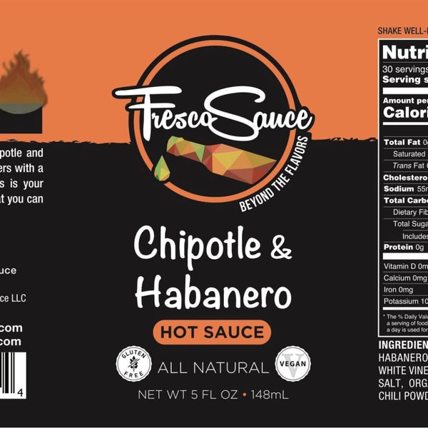 Chipotle and Habanero - hot sauce