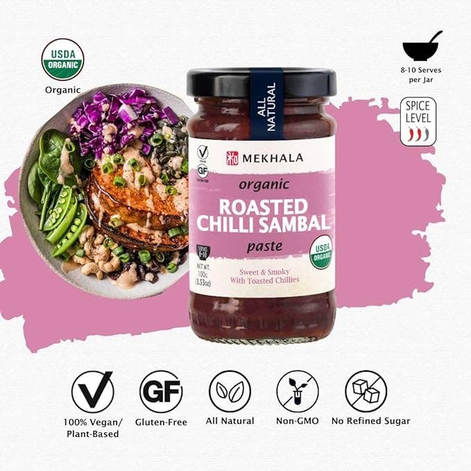 Organic Roasted Chilli Sambal Paste-Sarakku