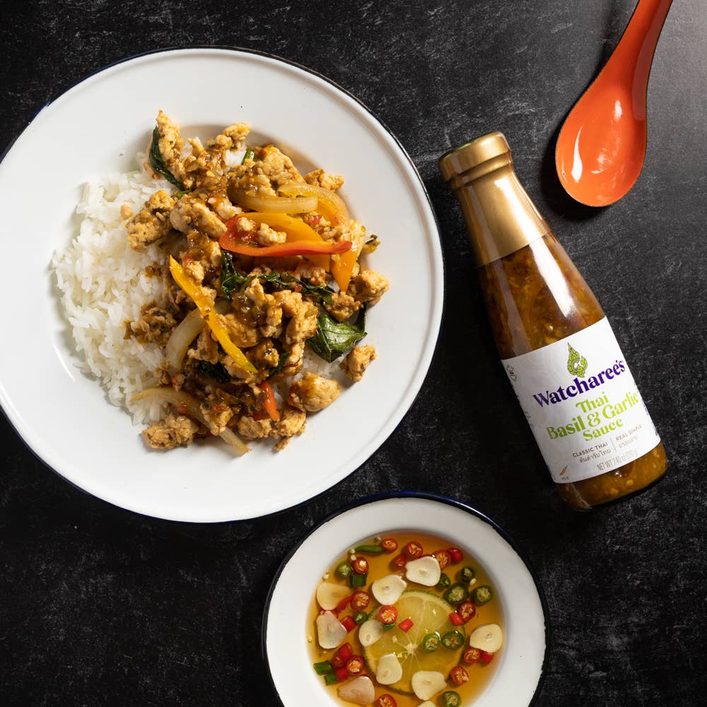 Thai Basil & Garlic Sauce (Pad Krapow)-Sarakku