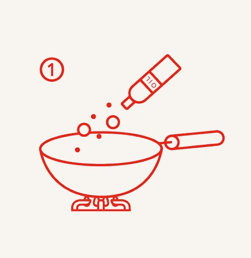 Add oil or butter to pan